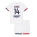Paris Saint-Germain Desire Doue #14 Bortedraktsett Barn 2025-26 Korte ermer (+ Korte bukser)